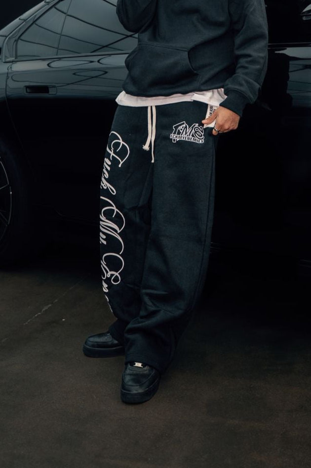 FCKMYENEMIES Sweatpants -Black