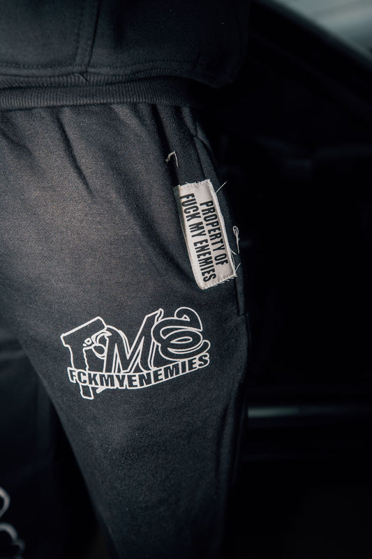 FCKMYENEMIES Sweatpants -Black