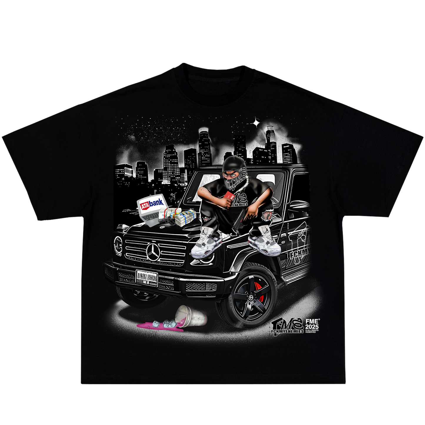 FCKMYENEMIES Trappin Tee -Black