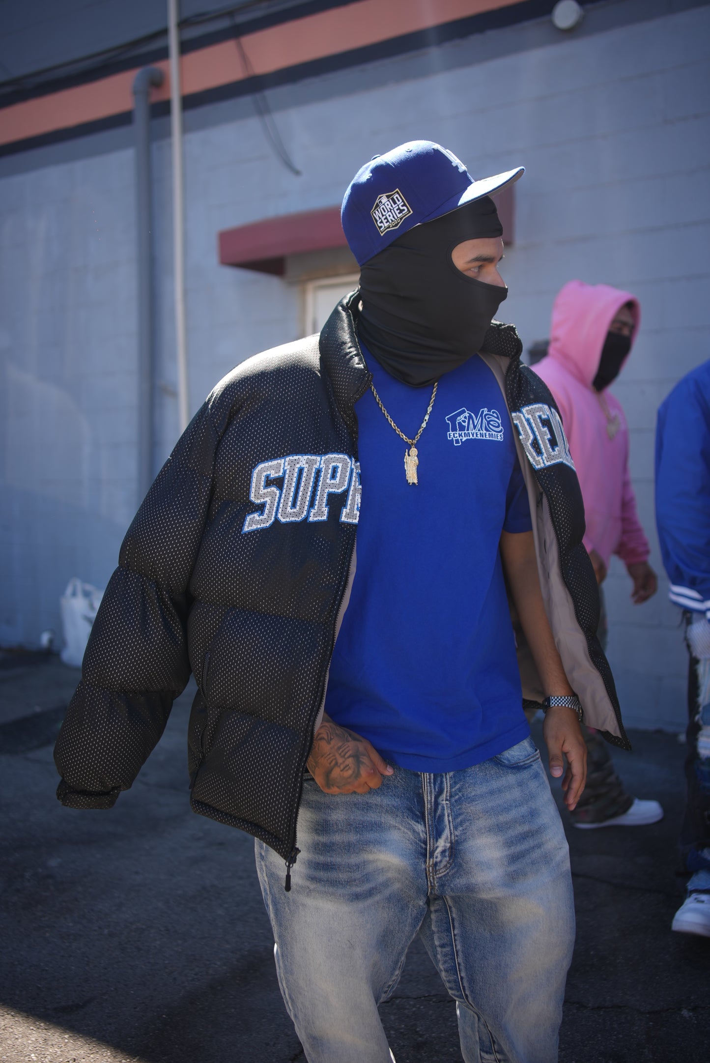 FCKMYENEMIES Tee -Royal Blue