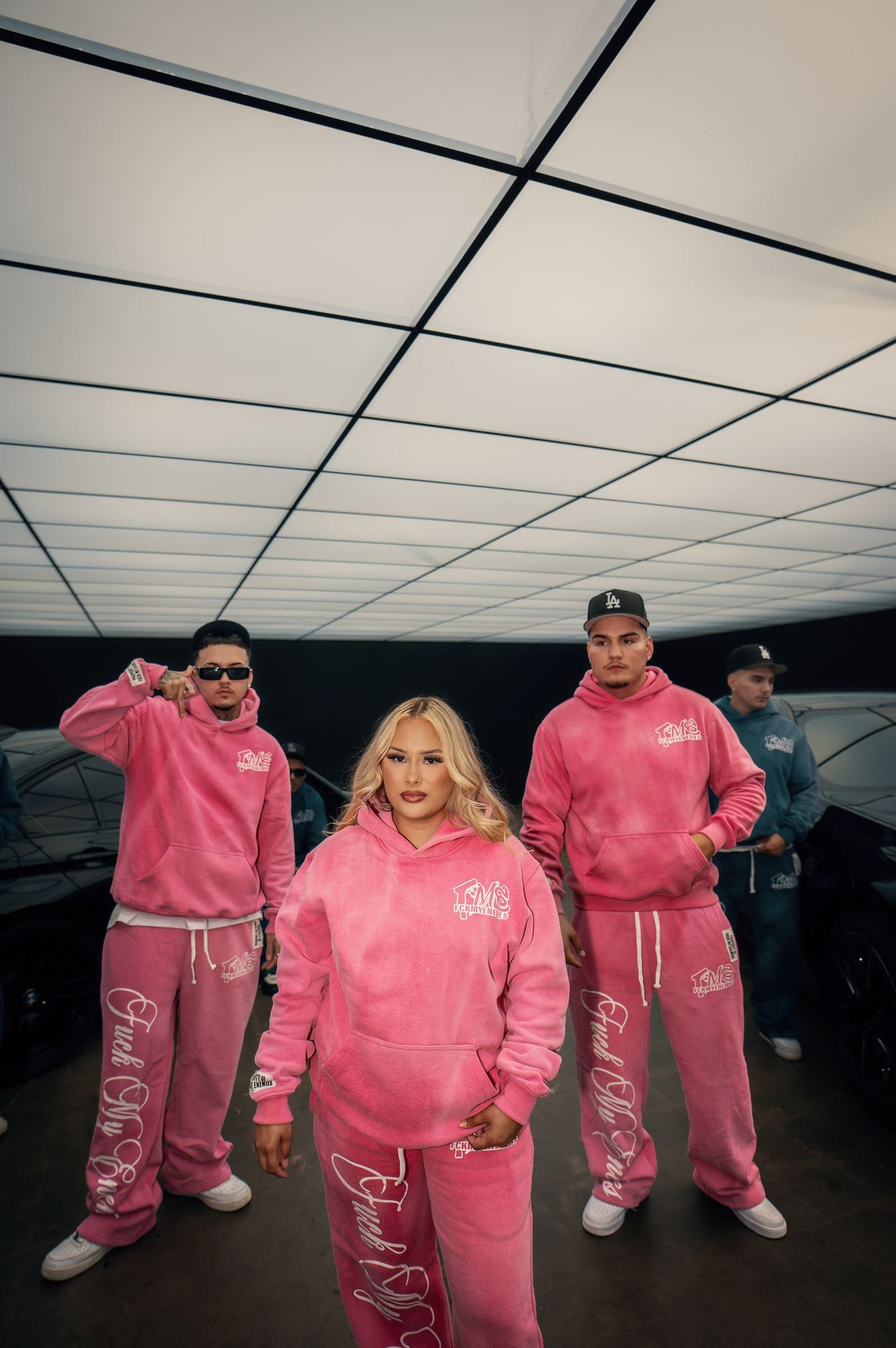 FCKMYENEMIES Sweatpants -Pink