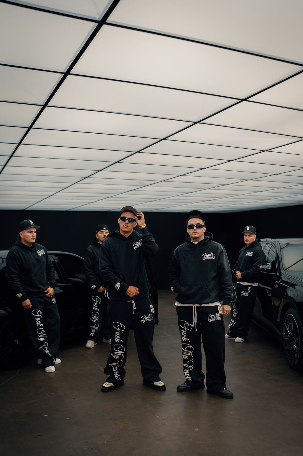 FCKMYENEMIES Sweatpants -Black