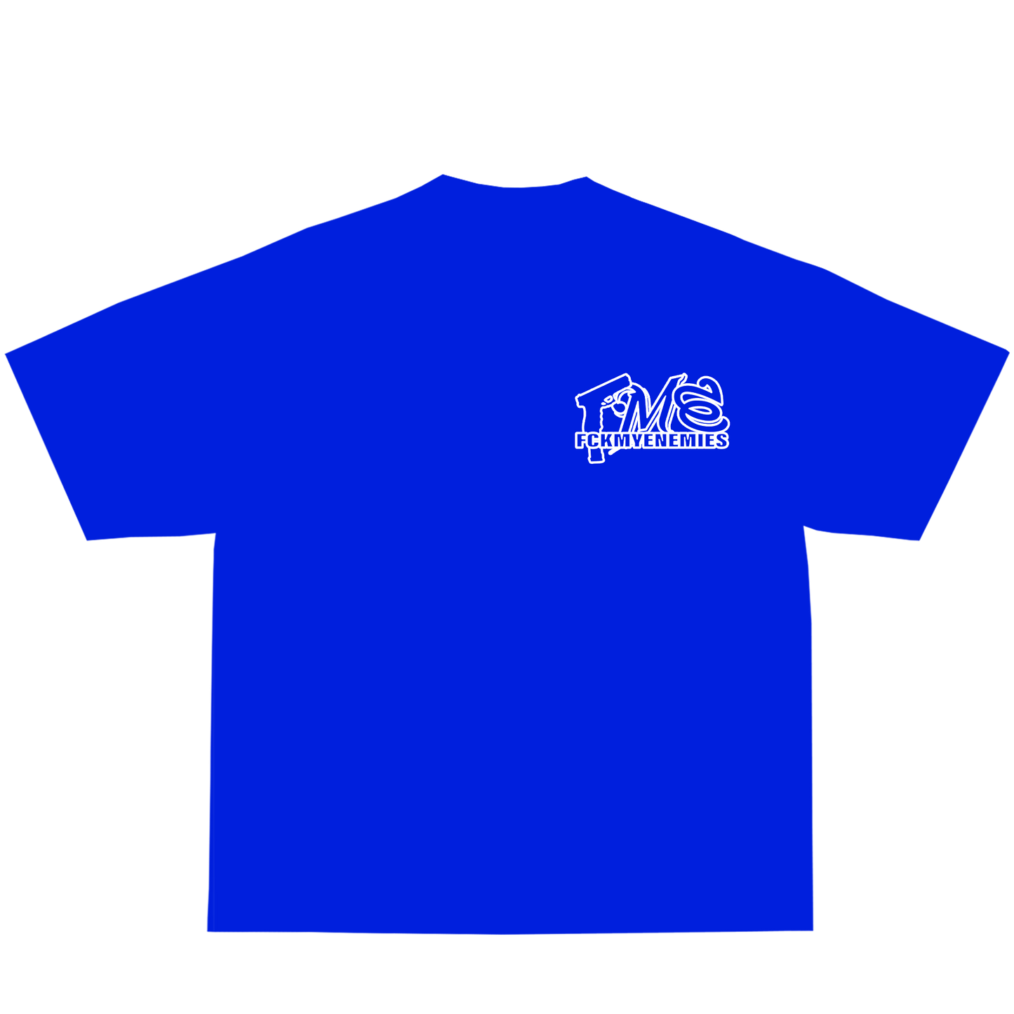 FCKMYENEMIES Tee -Royal Blue