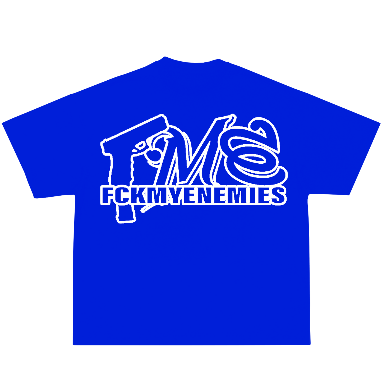 FCKMYENEMIES Tee -Royal Blue