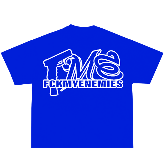 FCKMYENEMIES Tee -Royal Blue