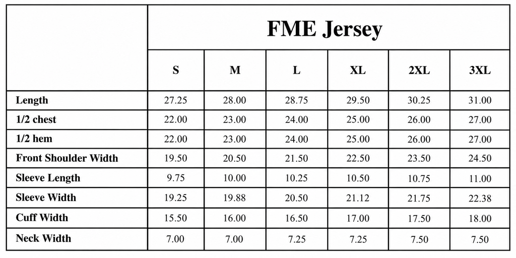 FME Jersey -White/ Red