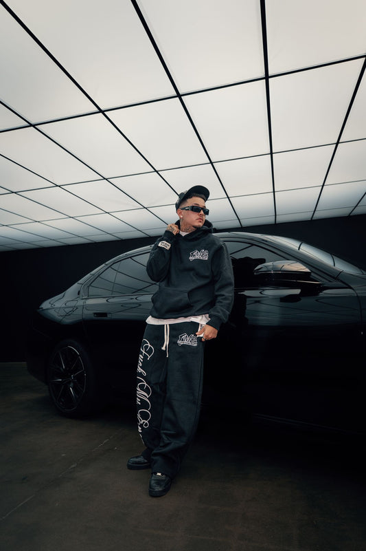 FCKMYENEMIES Sweatpants -Black