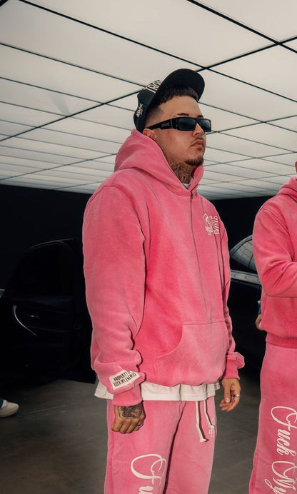 FCKMYENEMIES Hoodie -Pink