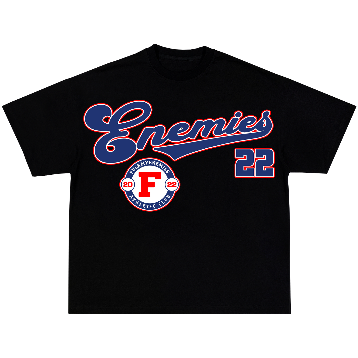 Enemies Tee -Black