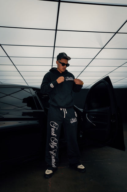 FCKMYENEMIES Sweatpants -Black