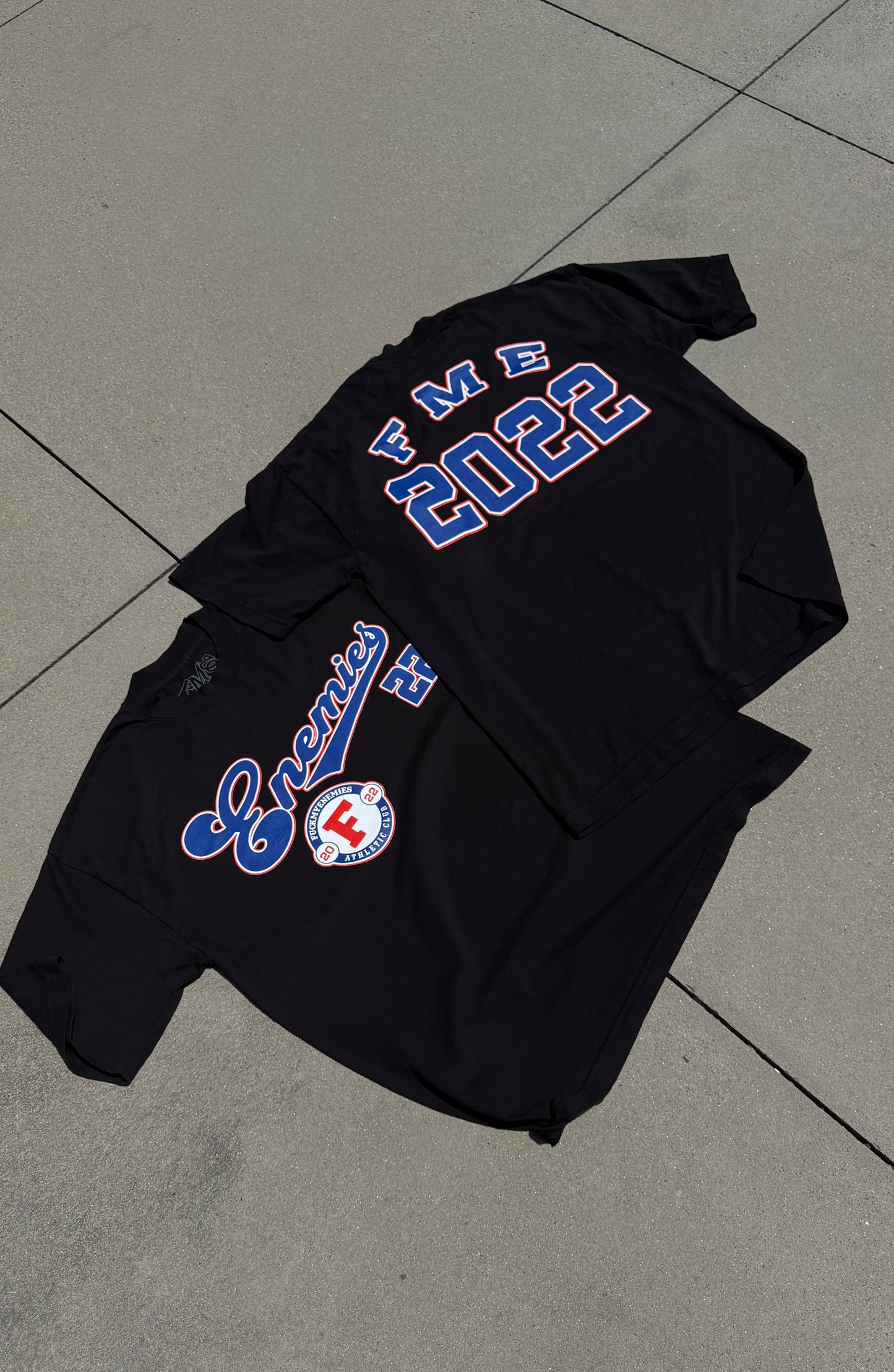 Enemies Tee -Black