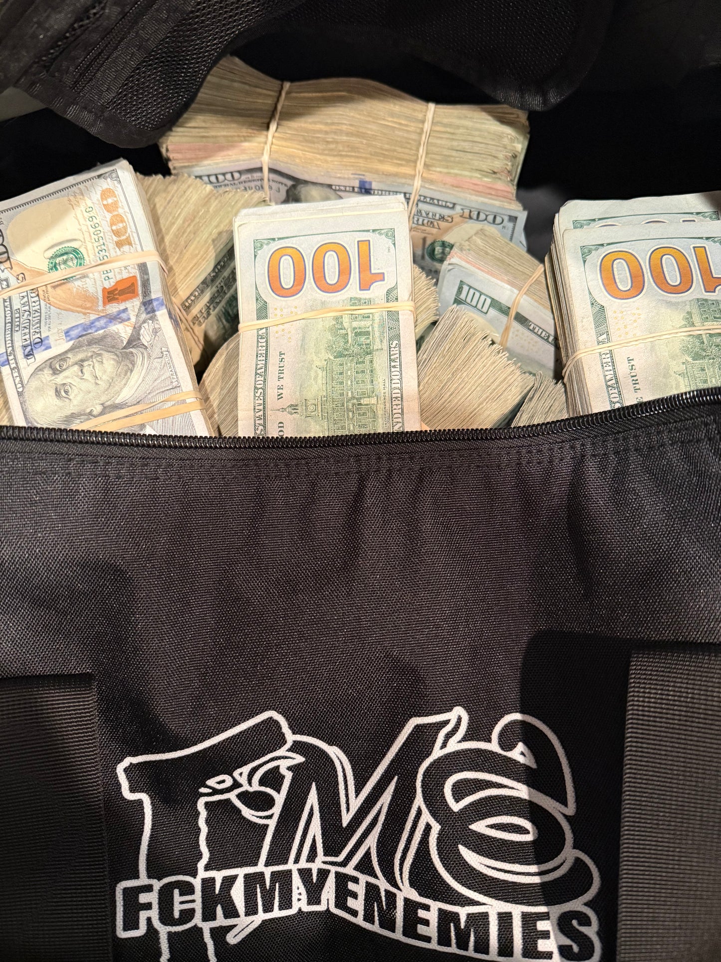 FCKMYENEMIES Duffel Bag -Black