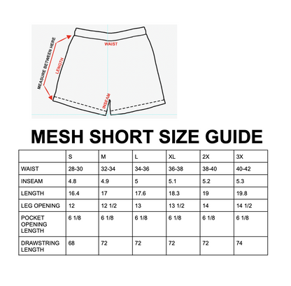 FME Mesh Shorts -Blue