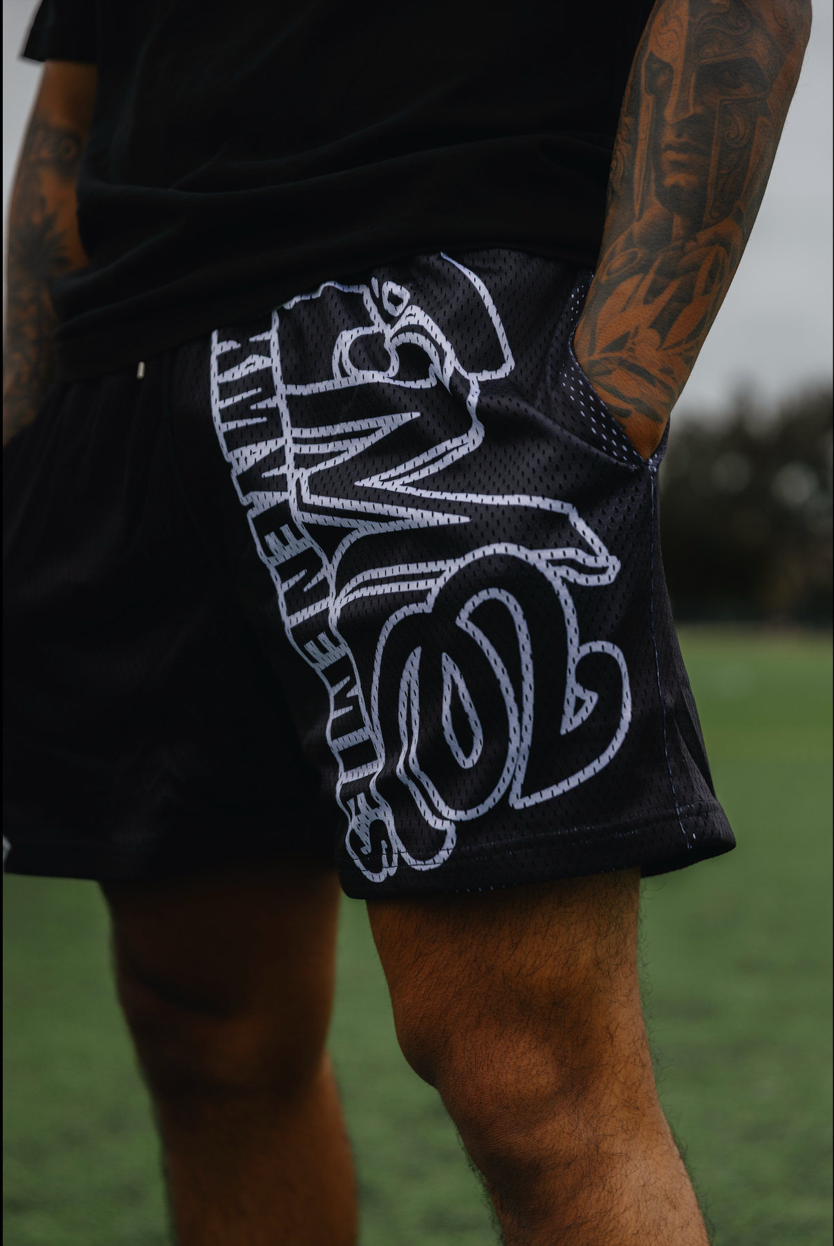 FME Mesh Shorts -Black
