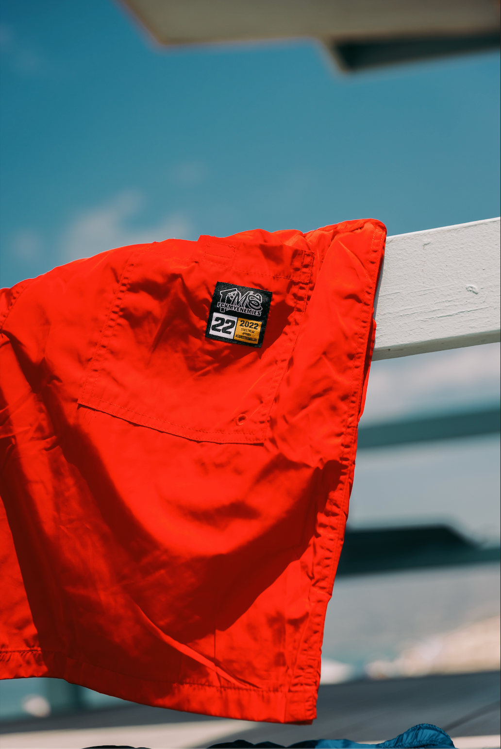 FME Nylon Shorts -Red