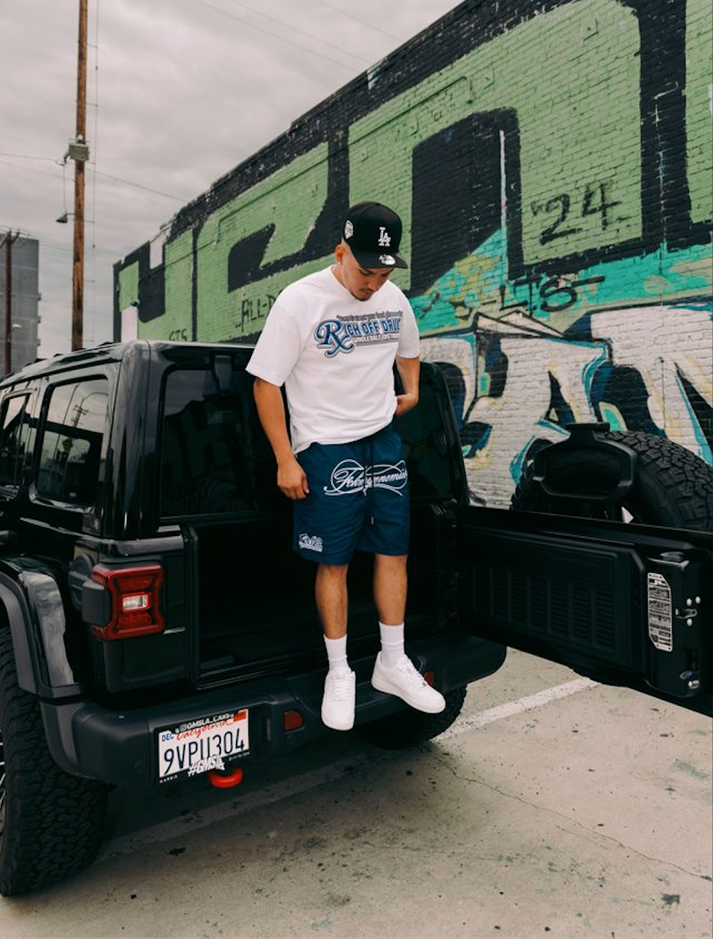 FME Nylon Shorts -Navy Blue