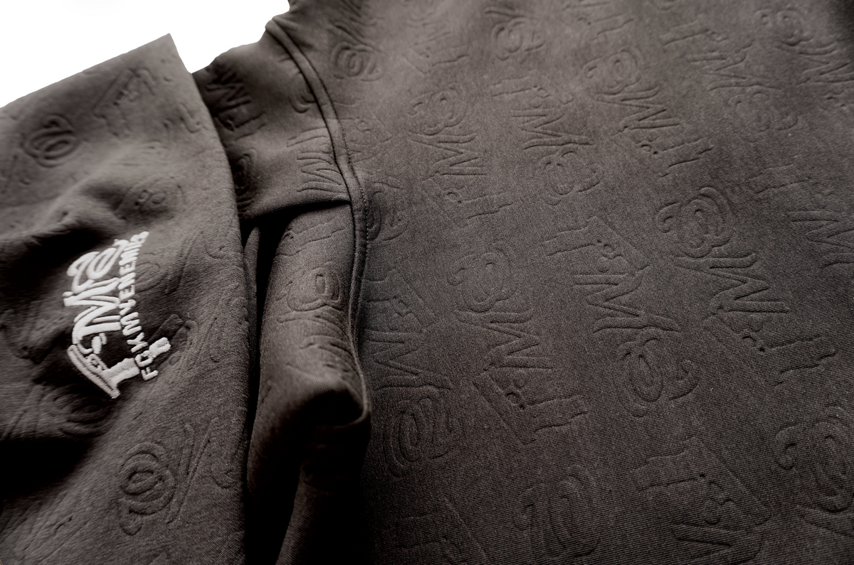 FME Embossed Hoodie -Black