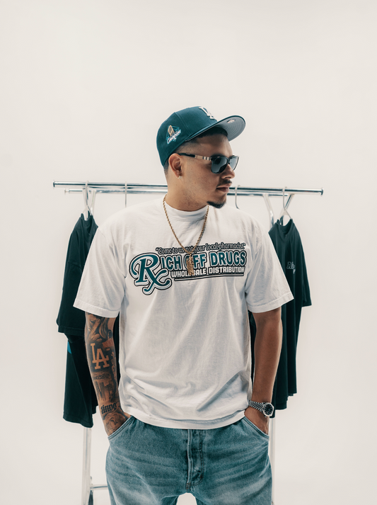 Rich Off Drugs Tee -White