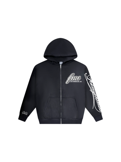 FME Script Zip Up -Black