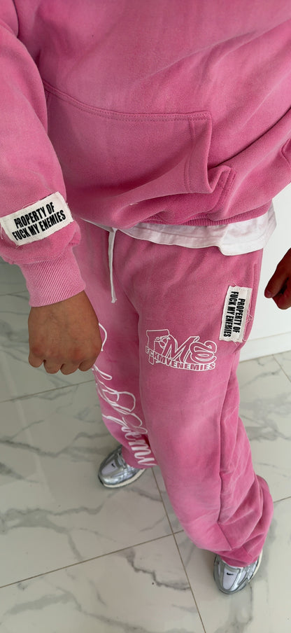 FCKMYENEMIES Sweatpants -Pink