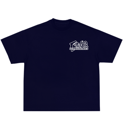 FCKMYENEMIES Tee -Navy Blue