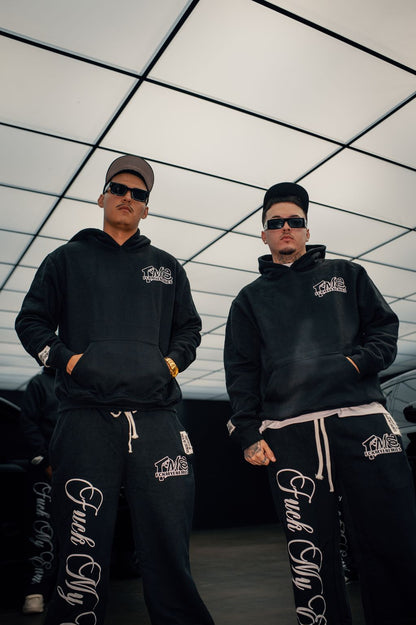 FCKMYENEMIES Sweatpants -Black
