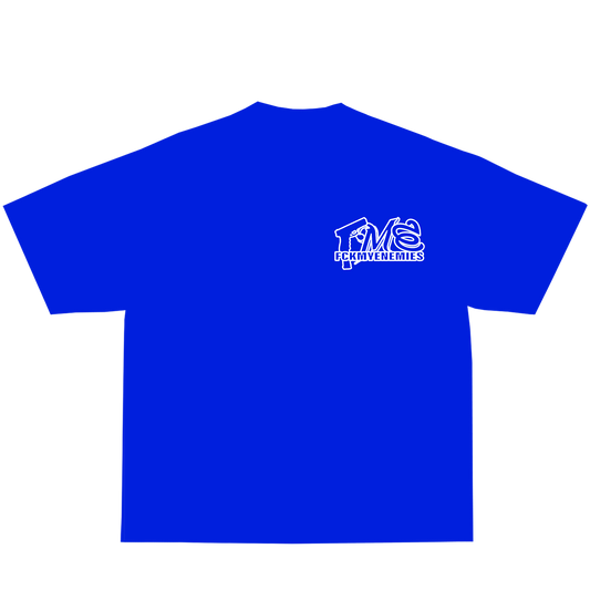 FCKMYENEMIES Tee -Royal Blue