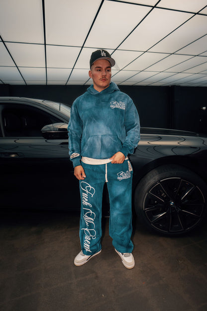 FCKMYENEMIES Sweatpants -Blue