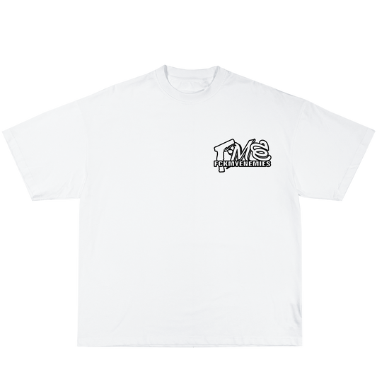 FCKMYENEMIES Tee -White